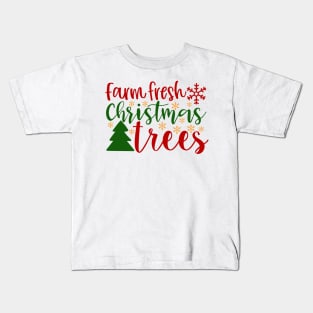 Farm Fresh Christmas Tree Kids T-Shirt